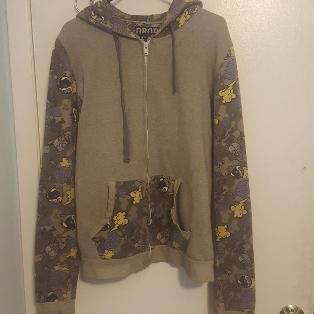 Drop Dead Cats and Bats Zip Up